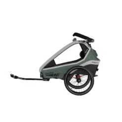 Qeridoo Kidgoo 1 Fahrradanhänger Ivy Green Mit Joggerfunktion -Geschäft Für Babyprodukte 003 kidgoo1 ig trailer ivygreen