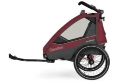 Qeridoo Sportrex 1 Fahrradanhänger Cayenne Red 2023 Limitiertes Design -Geschäft Für Babyprodukte 003 sportrex1 2023 cr trailer 2500px rgb