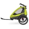 Qeridoo Sportrex 1 Fahrradanhänger Lime Green 2023 Limitiertes Design -Geschäft Für Babyprodukte 003 sportrex1 2023 lg trailer