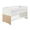 Schardt Slide Oak Kinderbett 70x140 Cm MDF Weiß/Holzdekor Vincenza Eiche -Geschäft Für Babyprodukte 04 220 26 02 slide oak kombi kinderbett 70x140 cm 3