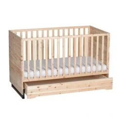 Schardt Zirbenholz Kombi-Kinderbett 70x140 Cm Inkl. Bettkasten -Geschäft Für Babyprodukte 04 261 20 00 zirbe natur kombi kinderbett 70x140 cm mit schubkasten offen