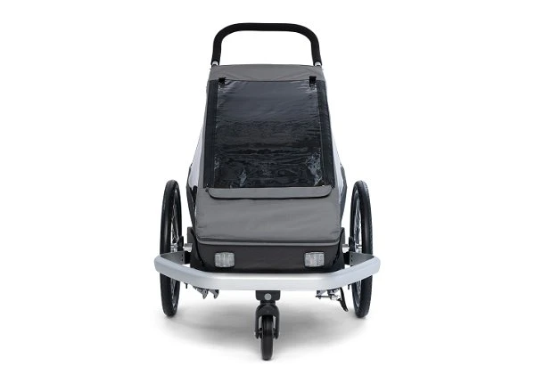 Croozer Kid Keeke 1 Mountain Grey 2in1 Fahrradanhänger & Buggy-Set 7 Croozer Kid Keeke 1 Mountain Grey 2in1 Fahrradanhänger & Buggy-Set – Bild 5