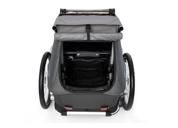 Croozer Kid Keeke 1 Mountain Grey 2in1 Fahrradanhänger & Buggy-Set 10 Croozer Kid Keeke 1 Mountain Grey 2in1 Fahrradanhänger & Buggy-Set – Bild 8