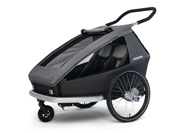 Croozer Kid Keeke 2 Mountain Grey 2in1 Fahrradanhänger & Buggy-Set 3 Croozer Kid Keeke 2 Mountain Grey 2in1 Fahrradanhänger & Buggy-Set