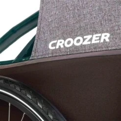 Croozer Kid Vaaya 1 Blossom Red 2in1 Fahrradanhänger & Buggy-Set -Geschäft Für Babyprodukte 121001122 croozer kid vayaa 1 blossom red logo detail