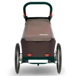 Croozer Kid Vaaya 1 Blossom Red 2in1 Fahrradanhänger & Buggy-Set -Geschäft Für Babyprodukte 121001122 croozer kid vayaa 1 blossom red rueckansicht