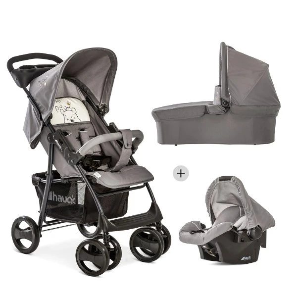 Hauck Shopper SLX Trioset Kinderwagen Bundle Pooh Cuddles 3 Hauck Shopper SLX Trioset Kinderwagen Bundle Pooh Cuddles