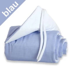 Babybay Boxspring Beistellbett Weiß Lackiert Stillbett - Zum Aktionspreis -Geschäft Für Babyprodukte 1608 blau 12