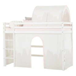 Hoppekids Mittelhohes Bett ECO Dream 90x200 Cm Mit Gerader Leiter | Teilbar -Geschäft Für Babyprodukte 23 13 022 1