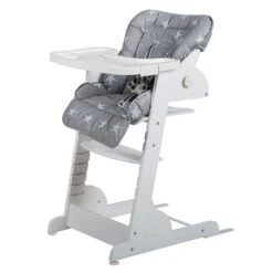 Roba Treppenhochstuhl Chill Up Weiß Little Stars Zum Toppreis