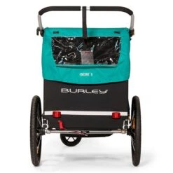 Burley Encore X Fahrradanhänger Türkis 2-Sitzer Mit Buggy-Funktion -Geschäft Für Babyprodukte 3 encore x rear webex