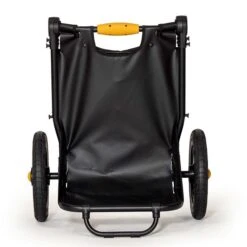 Burley Travoy Fahrradanhänger Und Einkaufstrolley Cool Grey Praktischer 2 In 1 Radanhänger -Geschäft Für Babyprodukte 3 travoy black fold1