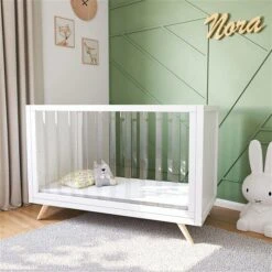 Artkid Nora Babybett 60 X 130 Cm Mit Plexiglas Inkl. Träumeland Matratze -Geschäft Für Babyprodukte 30092450083 babybett nora ambiente 2k
