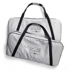 Kid-O-Bunk Campingbett Blau Mit Seitentaschen Etagenbett Von Disc-O-Bed -Geschäft Für Babyprodukte 30105bo kid o bunk blau bags