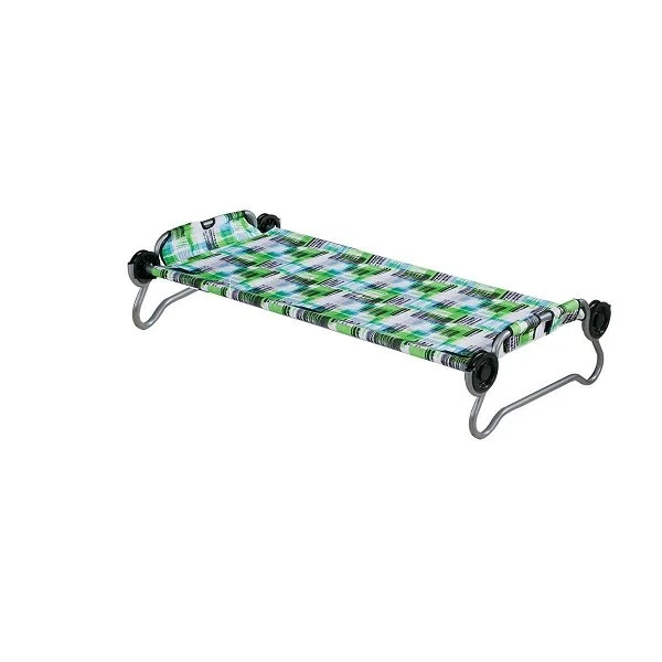 Kid-O-Bed Einzelbett Blockpattern Runder Rahmen Das Campingbett Von Disc-O-Bed 3 Kid-O-Bed Einzelbett Blockpattern Runder Rahmen Das Campingbett Von Disc-O-Bed