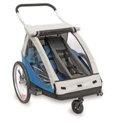 XLC Duo 8teen Fahrradanhänger Limone Zweisitzer Inkl. Buggyrad & Rücklicht Zum Toppreis -Geschäft Für Babyprodukte 3092008812 babysitz fuer mono2 und duo2 2