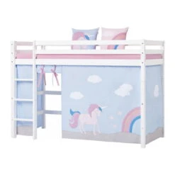 Hoppekids Mittelhohes Bett ECO Dream 90x200 Cm Mit Gerader Leiter | Teilbar -Geschäft Für Babyprodukte 35 13 011 02 1