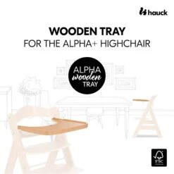Hauck Alpha Wooden Tray Esstablett 23 Hauck Alpha Wooden Tray Esstablett -Geschäft Für Babyprodukte 4007923550496.pt01.alpha wooden tray natural