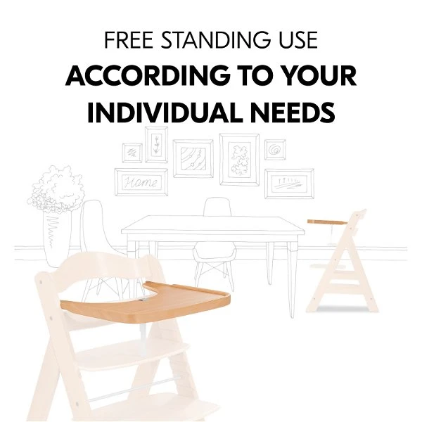 Hauck Alpha Wooden Tray Esstablett 8 Hauck Alpha Wooden Tray Esstablett – Bild 6