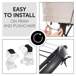 Hauck Sunshade Sonnensegel Mickey Mouse -Geschäft Für Babyprodukte 4007923550724.pt02.sunshade mickey mouse black