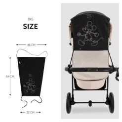 Hauck Sunshade Sonnensegel Mickey Mouse -Geschäft Für Babyprodukte 4007923550724.pt04.sunshade mickey mouse black