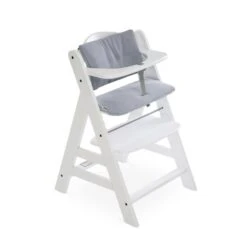 Hauck Highchair Pad Deluxe Sitzauflage -Geschäft Für Babyprodukte 4007923667590.pt03.highchair pad deluxe stretch grey