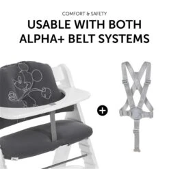 Hauck Highchair Pad Select Sitzkissen Mickey Mouse 14 Hauck Highchair Pad Select Sitzkissen Mickey Mouse -Geschäft Für Babyprodukte 4007923667750.pt06.highchair pad select mickey mouse anthracite