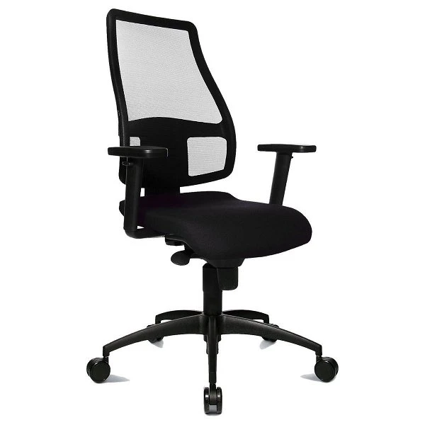 Topstar Synchro Net Bürostuhl Schwarz Bandscheibendrehstuhl - Schnell Lieferbar 4 Topstar Synchro Net Bürostuhl Schwarz Bandscheibendrehstuhl - Schnell Lieferbar – Bild 2