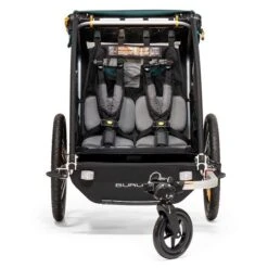 Burley Encore X Fahrradanhänger Türkis 2-Sitzer Mit Buggy-Funktion -Geschäft Für Babyprodukte 5 encore x interior webex