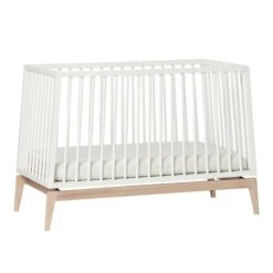 Leander Luna Babybett 60x120 Cm Weiß/Eiche 7 Leander Luna Babybett 60x120 Cm Weiß/Eiche -Geschäft Für Babyprodukte 720120 03 leander luna babycot 120x60cm white oak 7