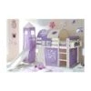 Ticaa Kasper Rutschbett Mit Turm Kiefer Weiß Massivholz - Vorhang-Dessin Wählbar -Geschäft Für Babyprodukte 857279 gr 1