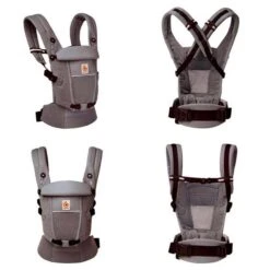 Ergobaby Adapt SoftFlex Mesh Graphite Grey Babytrage 7 Ergobaby Adapt SoftFlex Mesh Graphite Grey Babytrage -Geschäft Für Babyprodukte adapt softflex baby carrier graphite grey all sites 2
