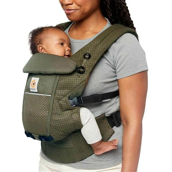 Ergobaby Adapt SoftFlex Mesh Olive Green Babytrage 4 Ergobaby Adapt SoftFlex Mesh Olive Green Babytrage – Bild 2