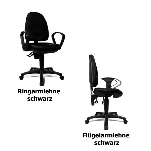 Topstar Top Pro 1 Bürostuhl Anthrazit Integrierte Lendenwirbelstütze - Schnell Lieferbar 4 Topstar Top Pro 1 Bürostuhl Anthrazit Integrierte Lendenwirbelstütze - Schnell Lieferbar – Bild 2