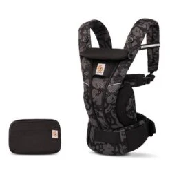 Ergobaby Omni Breeze Onyx Blooms Babytrage