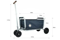Beachtrekker LiFe Bollerwagen Blau Stabil Und Leicht Inkl. Feststellbremse -Geschäft Für Babyprodukte beachtrekker life info abmessungen 1