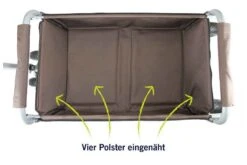 Beachtrekker LiFe Bollerwagen Grün Stabil Und Leicht Inkl. Feststellbremse -Geschäft Für Babyprodukte beachtrekker life info polster 3