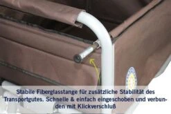 Beachtrekker LiFe Bollerwagen Schwarz Stabil Und Leicht Inkl. Feststellbremse -Geschäft Für Babyprodukte beachtrekker life info stabilitaet 4