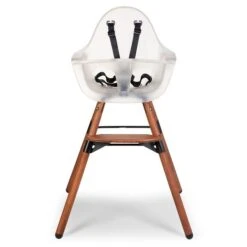 Childhome Evolu 2 Hochstuhl 2 In 1 Natur Dunkel Frosted - Inkl. 5-Punkt-Gurt Und Sicherheitsbügel -Geschäft Für Babyprodukte chevochfr 2