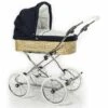 HESBA ClassicKorb Kinderwagen Außen 501 Innen 130 Räder Weiß 30 Cm, Ledergriff Weiß -Geschäft Für Babyprodukte classickorb 300eva fb501 130 lg white 1