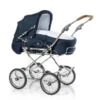 HESBA Corrado Kinderwagen Außen 501, Innen 110 Räder Schwarz, SL 250, Ledergriff Hellbraun -Geschäft Für Babyprodukte corrado 250sl fb501 110 lg hellbraun
