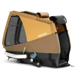 Croozer Dog Enna Sundown Yellow Fahrradanhänger Für Mittelgroße Hunde Geeignet -Geschäft Für Babyprodukte croozer dog enna sundown yellow 2022 box side