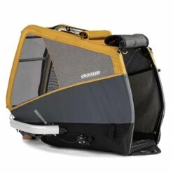 Croozer Dog Peppa Pineapple Yellow Fahrradanhänger Für Mittelgroße Hunde Geeignet -Geschäft Für Babyprodukte croozer dog peppa 2020 box side web 1