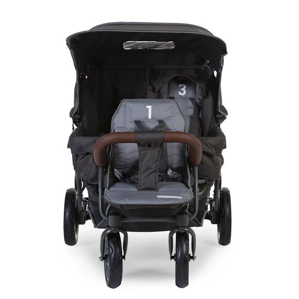 Childhome Drillingswagen Anthrazit Robust Und Komfortabel 4 Childhome Drillingswagen Anthrazit Robust Und Komfortabel – Bild 2