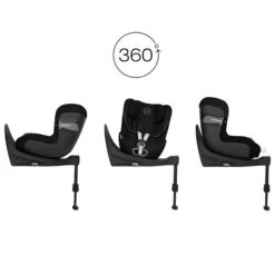 CYBEX Sirona SX2 I-Size Moon Black Ab Geburt Bis 105 Cm (ca. 4 Jahre) -Geschäft Für Babyprodukte cyb 22 eu combi sironasx2 moob rotation screen hd