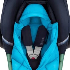 Cybex Snogga Mini 2 Beach Blue Fußsack -Geschäft Für Babyprodukte cyb 22 eu x000 atons2 snoggamini2 ocbl bebl print medium