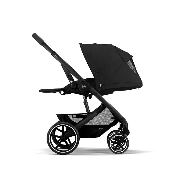 CYBEX Balios S LUX Kinderwagen & CYBEX Aton S2 I-Size Moon Black Bundle – Bild 5