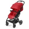 CYBEX Eezy S+2 Buggy Hibiscus Red Gestell In Black | Mit All-Terrain Rädern -Geschäft Für Babyprodukte cyb 22 int y045 eezys 2 blk hibr