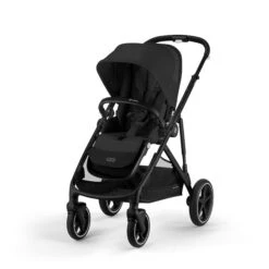CYBEX Gazelle S Kinderwagen Moon Black + Cloud T I-Size + Zubehör Bundle -Geschäft Für Babyprodukte cyb 22 int y045 gazelle blk moob 1