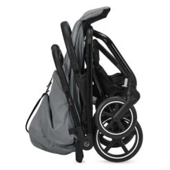 CYBEX Eezy S+2 Buggy Lava Grey Gestell In Black | Mit All-Terrain Rädern -Geschäft Für Babyprodukte cyb 22 int y270 eezys 2 blk lagr fold self standing